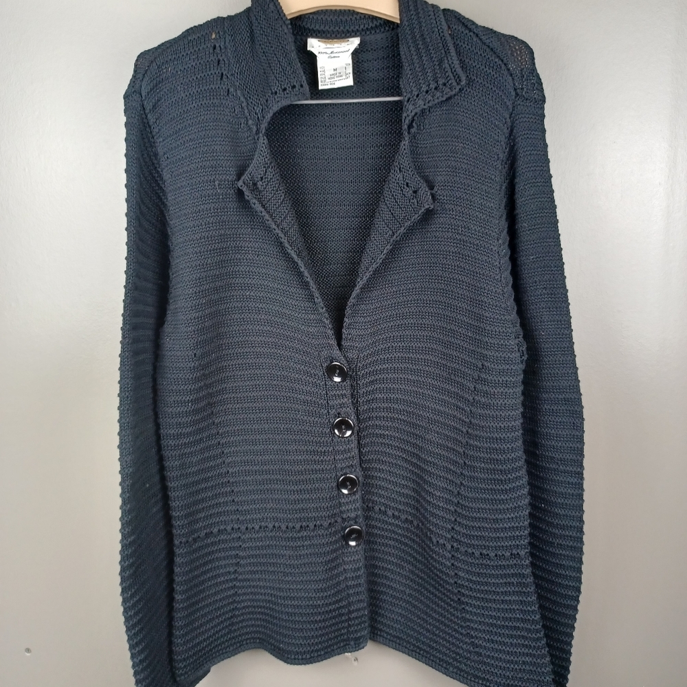 Talbots Womens cardigan knit sweater medium